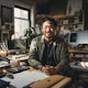 Confident entrepreneur headshot